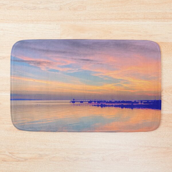 Item preview, Pastel colored sunset by the beach designed and sold by HenrikGPhoto.
