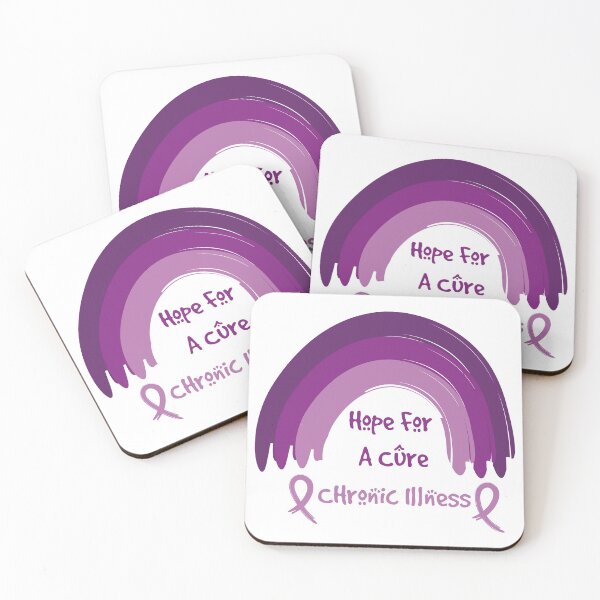 Item preview, Hope for a cure (Violet Rainbow Version) - Chronic Illness Awareness  designed and sold by The Chronic's  Chronicles.