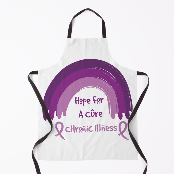 Item preview, Hope for a cure (Violet Rainbow Version) - Chronic Illness Awareness designed and sold by The Chronic's Chronicles.