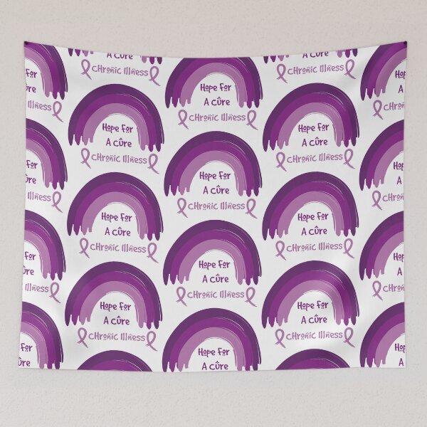 Item preview, Hope for a cure (Violet Rainbow Version) - Chronic Illness Awareness  designed and sold by The Chronic's  Chronicles.