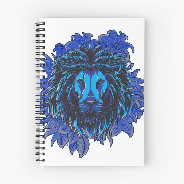 Item preview, The majestic blue lion's head designed and sold by MiarCo.