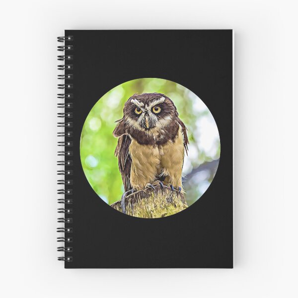 Item preview, Spectacled Owl Portrait designed and sold by RevolutionInPaint.