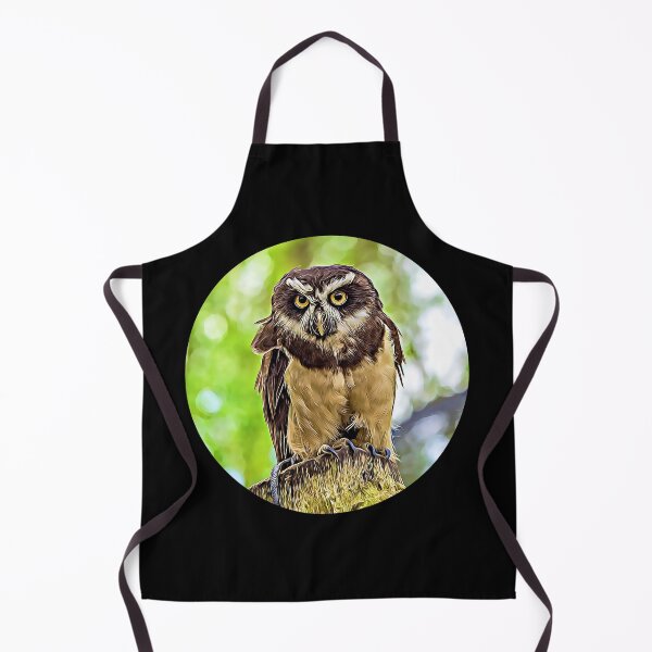 Item preview, Spectacled Owl Portrait designed and sold by RevolutionInPaint.
