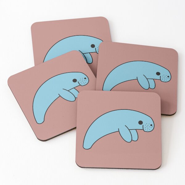 Item preview, Cute Kawaii Manatee designed and sold by KawaiiByDice.