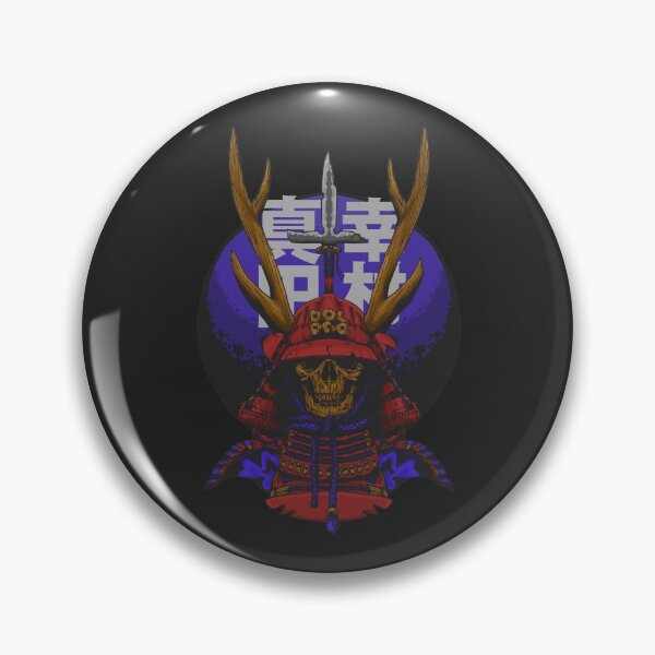 Item preview, oni samurai skull Sanada designed and sold by Colossus1928.