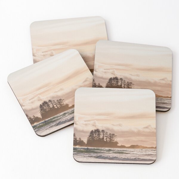 Item preview, Surfers in Tofino, BC | Chesterman Beach | Landscape Photo Print  designed and sold by admkng.