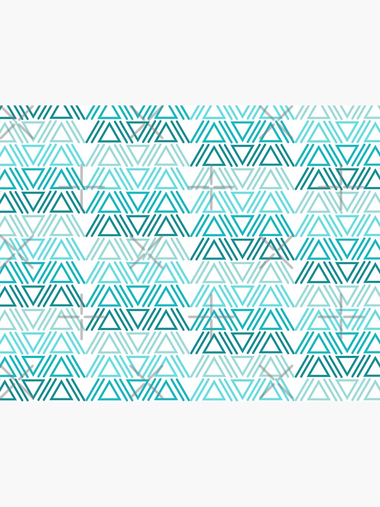 &ldquo;Teal Triangle Wallpaper HD " Poster by DainaKHunt | Redbubble