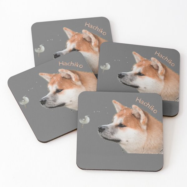 Item preview, Hachiko - Akita designed and sold by 0waste.