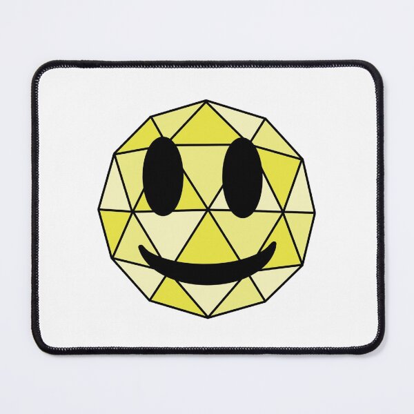 Item preview, Geometric Classic Yellow Happy Face designed and sold by ContempoCrystal.