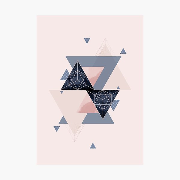Geometric Symmetry No1 Photographic Print
