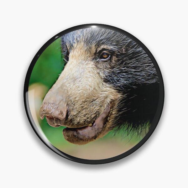 Item preview, Sloth Bear Portrait designed and sold by RevolutionInPaint.