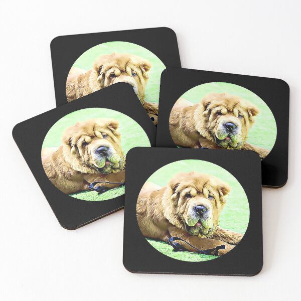 Item preview, Shar Pei Portrait designed and sold by RevolutionInPaint.