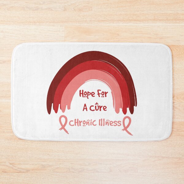 Item preview, Hope for a cure  (Red Rainbow version) - Chronic Illness Awareness  designed and sold by The Chronic's  Chronicles.