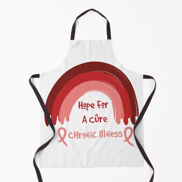 Item preview, Hope for a cure (Red Rainbow version) - Chronic Illness Awareness designed and sold by The Chronic's Chronicles.