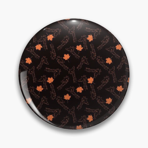 Item preview, Giraffes and maple leaves pattern designed and sold by Mashusha-art.