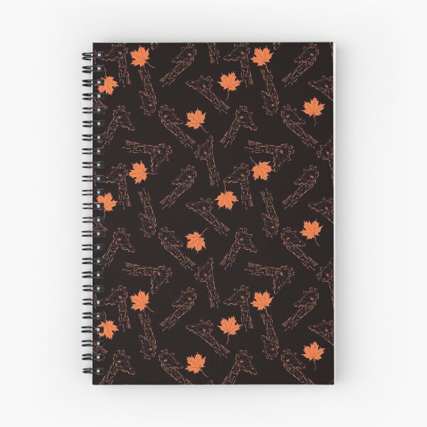 Item preview, Giraffes and maple leaves pattern designed and sold by Mashusha-art.