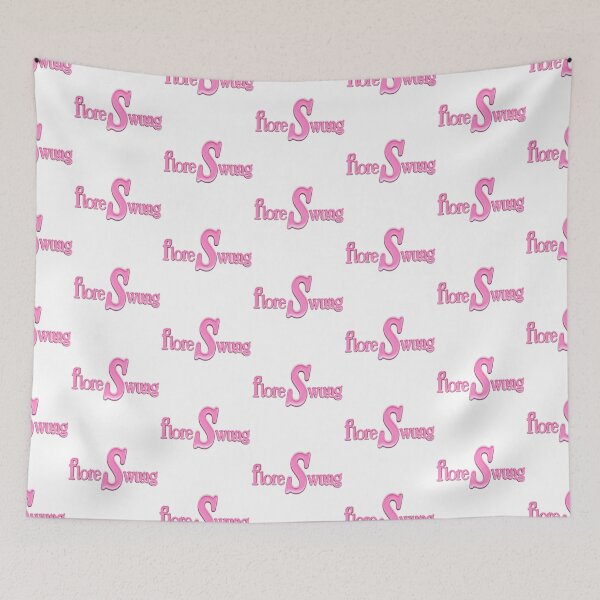 Item preview, Flores Swung Cute Textart Design designed and sold by Zareen Sayyed.