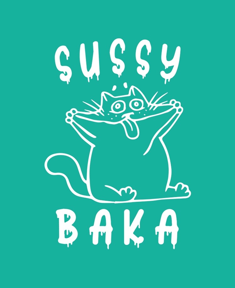 Sussy Baka Sticker for Sale by danielstudios