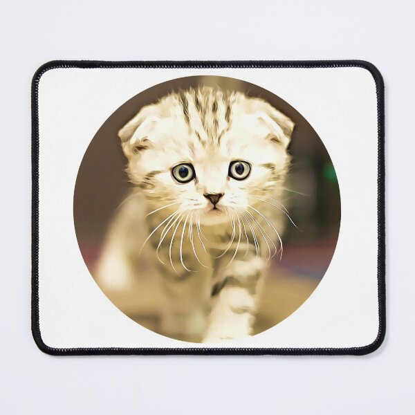 Item preview, Scottish Fold Portrait designed and sold by RevolutionInPaint.