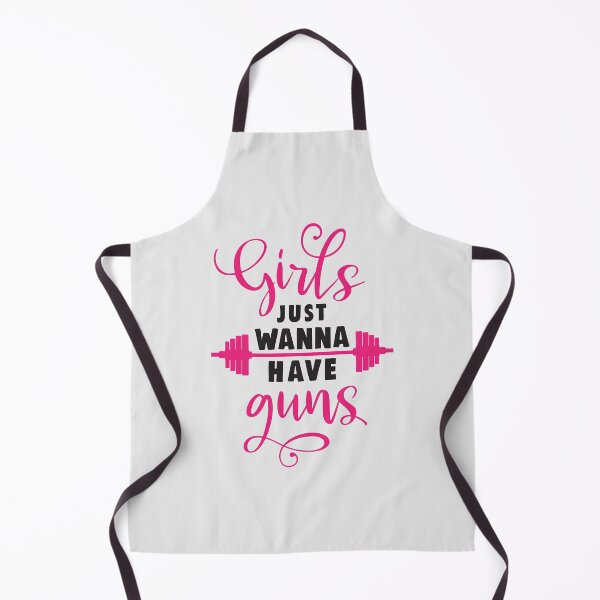 Item preview, Girls Just Wanna Have Guns Funny Gym Quote designed and sold by motivationaltee.