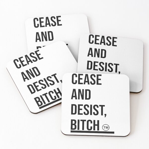 Item preview, Cease and desist, bitch designed and sold by RadicalAM.