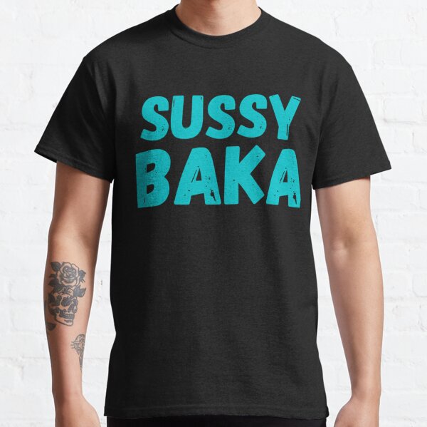  Sussy Baka Funny Meme Japanese Meaning Fool Gamer Kids Lover  Raglan Baseball Tee : Clothing, Shoes & Jewelry