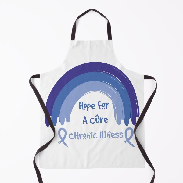 Item preview, Hope for a cure (Blue Rainbow version) - Chronic Illness Awareness designed and sold by The Chronic's Chronicles.