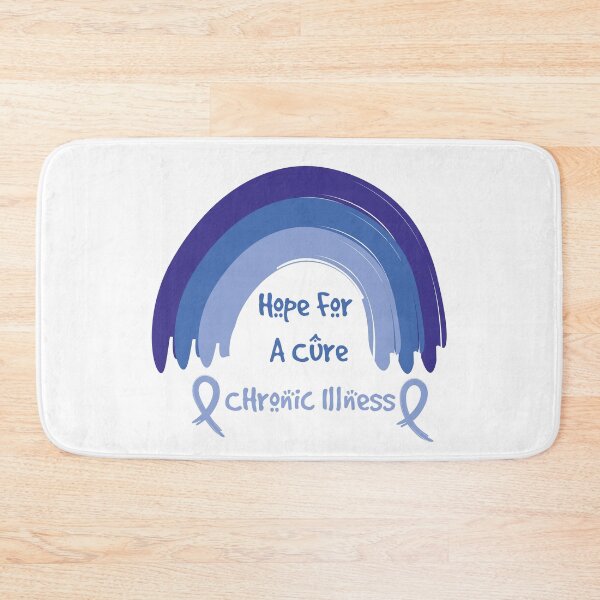Item preview, Hope for a cure  (Blue Rainbow version) - Chronic Illness Awareness  designed and sold by The Chronic's  Chronicles.