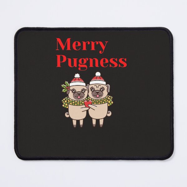 Item preview, Merry Pugness - A classic christmas design for pug lovers everywhere designed and sold by Doggymadness.