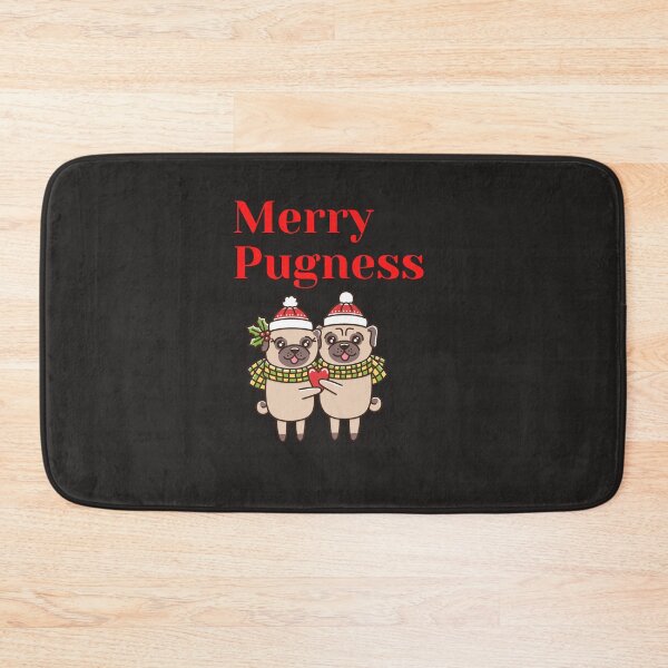 Item preview, Merry Pugness - A classic christmas design for pug lovers everywhere designed and sold by Doggymadness.