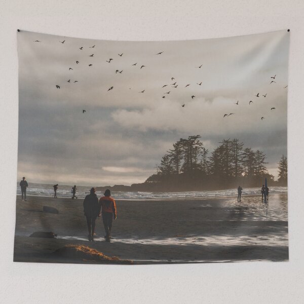 Item preview, Set Store MarkupsAdd New Artwork Sunset Walk in Tofino, BC | Chesterman Beach | Landscape Photo Print  designed and sold by admkng.