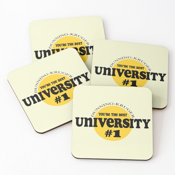 Item preview,  Funny - Dunning-Kruger effect University best in cognitive bias designed and sold by jdtees.