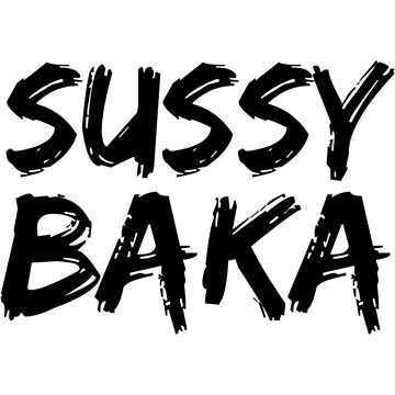 Funny Sussy Baka Meme  Mask for Sale by BigToeMan