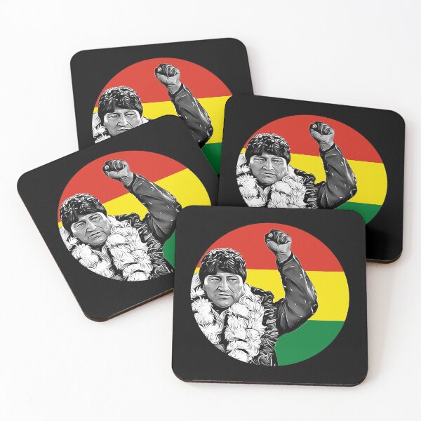 Item preview, Evo Morales Bolivian Flag designed and sold by RevolutionInPaint.