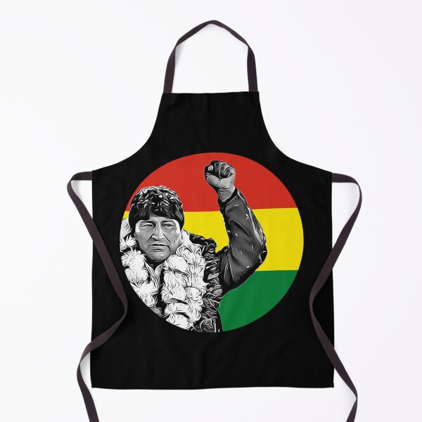Item preview, Evo Morales Bolivian Flag designed and sold by RevolutionInPaint.