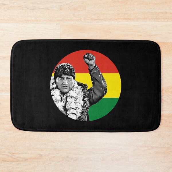 Item preview, Evo Morales Bolivian Flag designed and sold by RevolutionInPaint.
