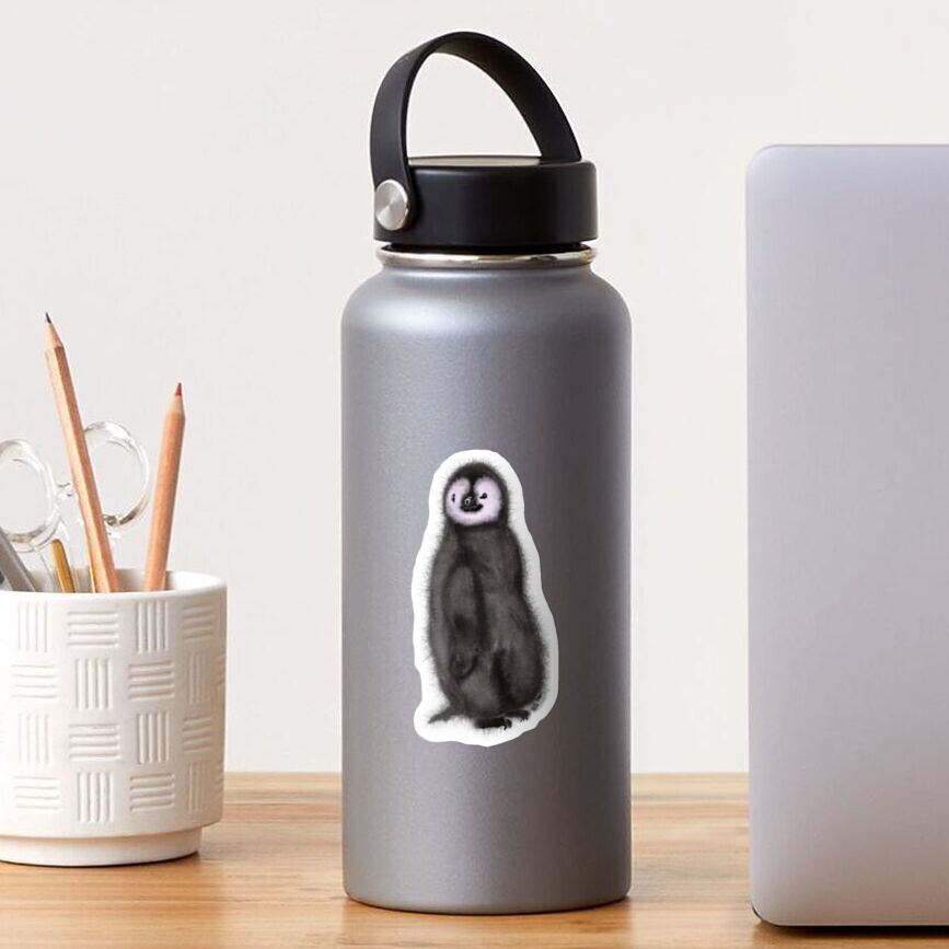 Fuzzy the Baby Penguin Sticker