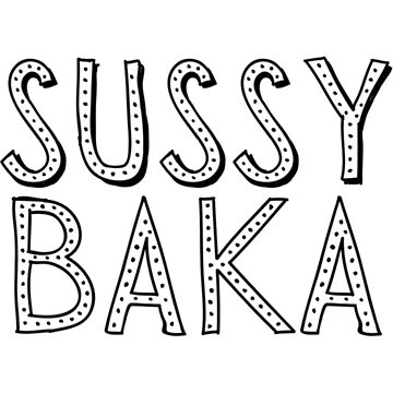 Why you such a sussy baka?  Art Board Print for Sale by EdgyStuffSold