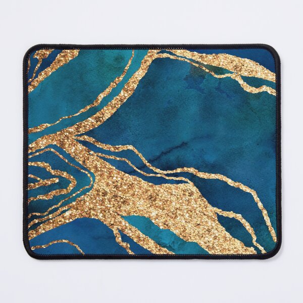 Item preview, Blue Teal Watercolor Gemstone Marble designed and sold by artsandsoul.
