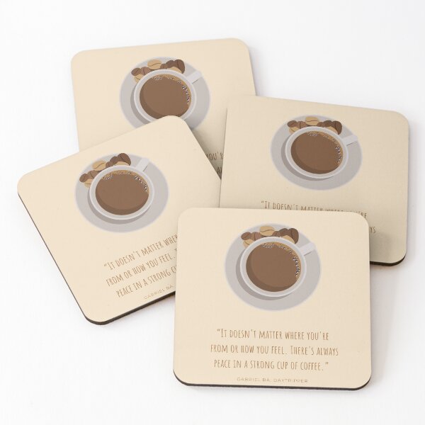 Item preview, Cure Coffee Quote designed and sold by ArtCity Designs.