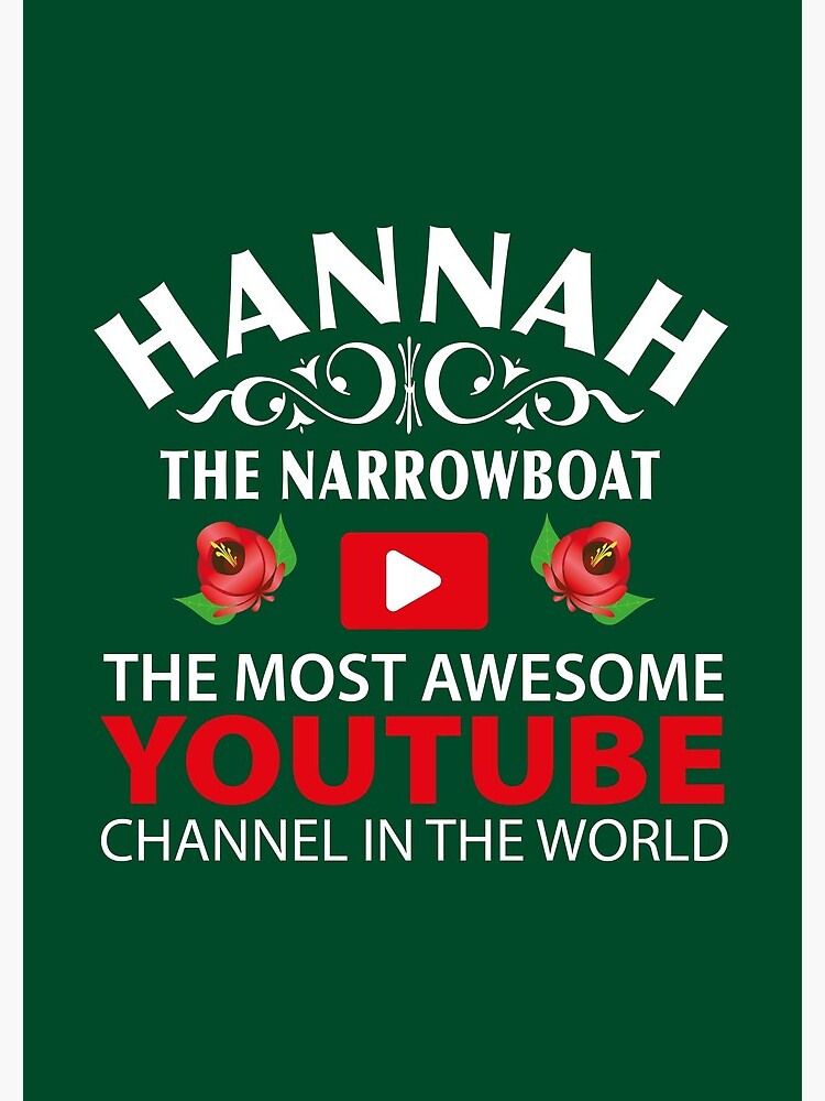 Thumbnail 3 of 3, Journal, Hannah The Narrowboat YouTube designed and sold by NBHannah.