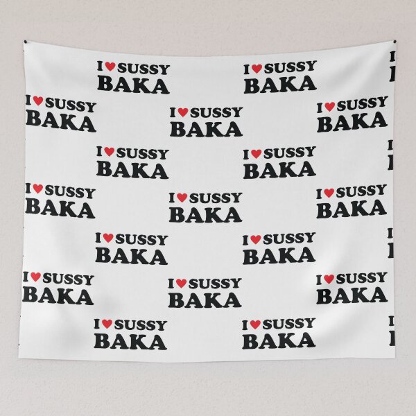 Item preview, I Love Sussy Baka I Heart Sussy Baka     designed and sold by BigToeMan.