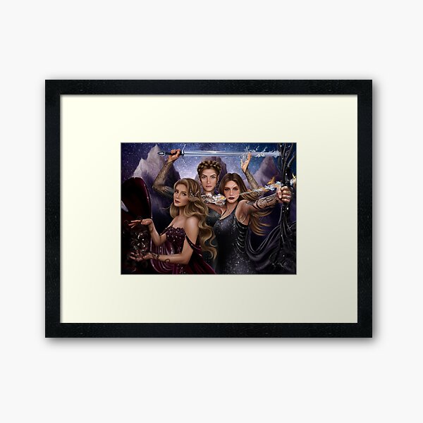 The Three Sisters Framed Art Print