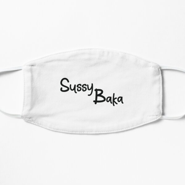 Sussy Baka Flat Face Mask | LookHUMAN