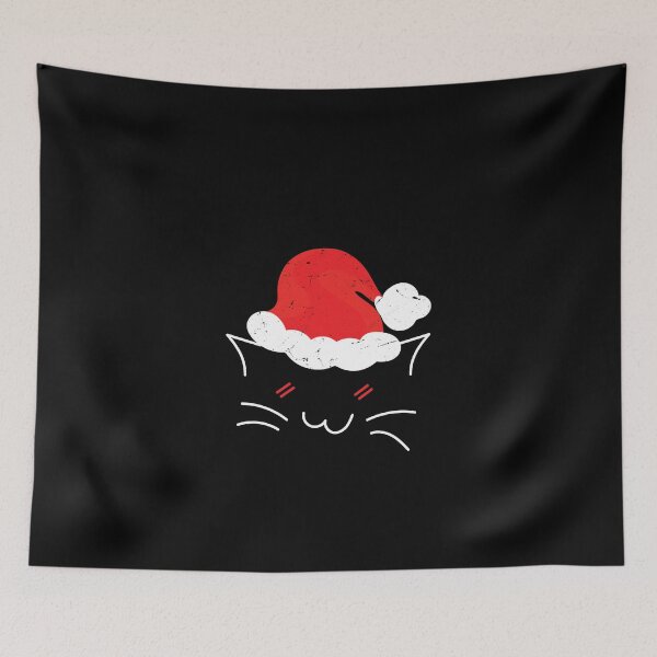Item preview, Cat Santa Claus Cute Funny Christmas Vintage designed and sold by TheMattDesigns.