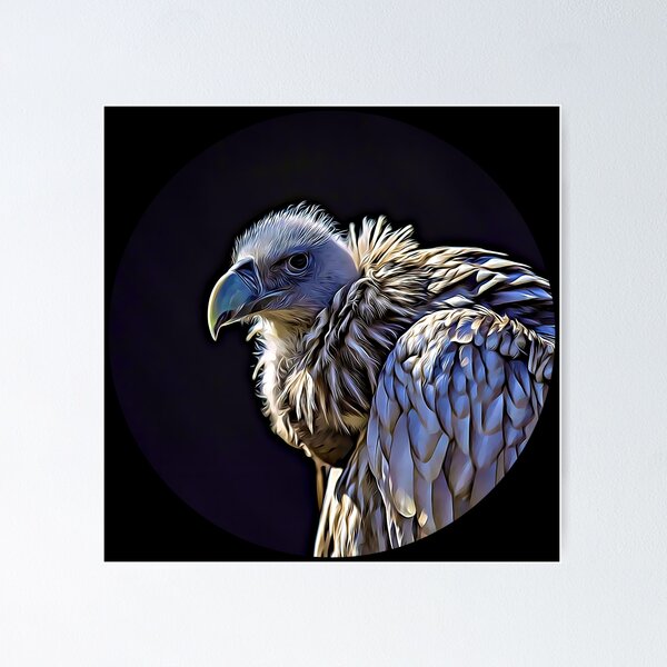 Item preview, Griffon Vulture Portrait designed and sold by RevolutionInPaint.