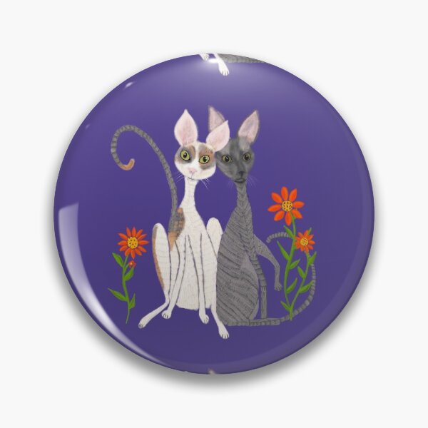 Item preview, Silly Cornish Rex Cats  designed and sold by Birgit Dugan.
