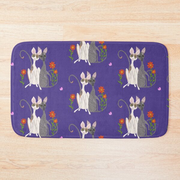 Item preview, Silly Cornish Rex Cats  designed and sold by Birgit Dugan.