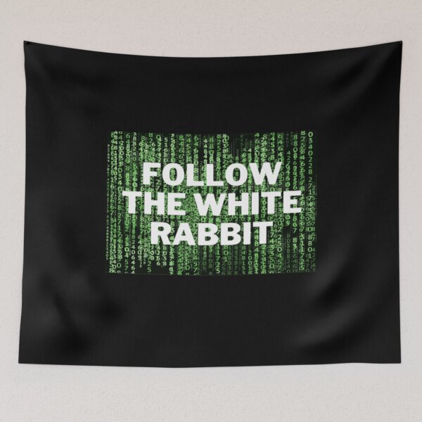 Item preview, Follow The White Rabbit designed and sold by NxtLvlDsgns.