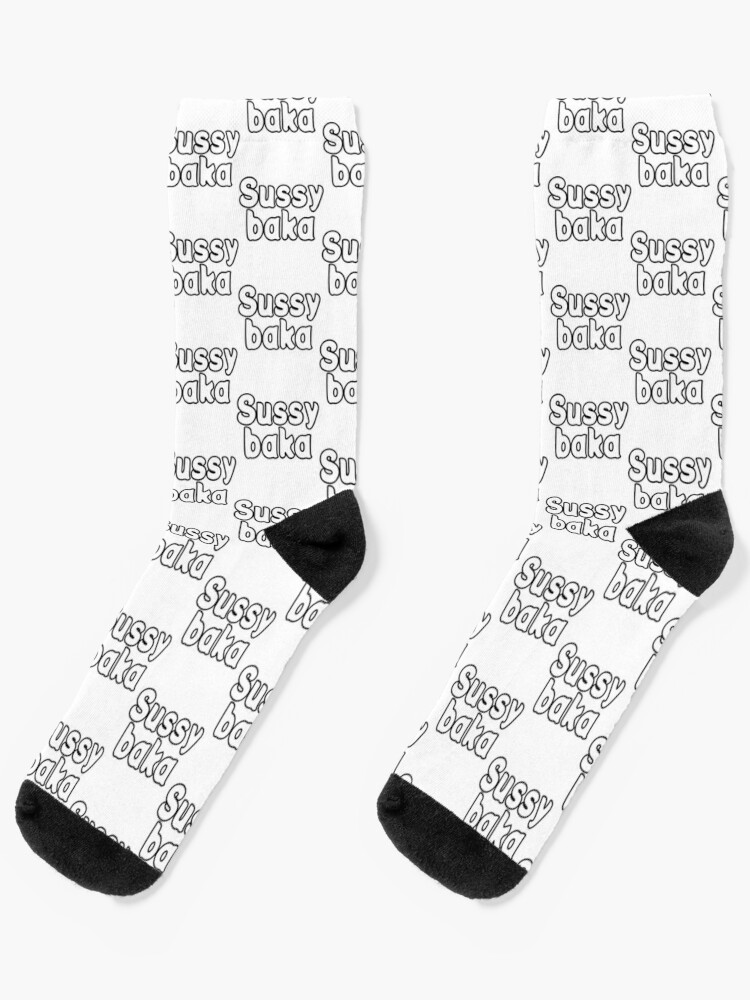 Sussy Baka Meaning Socks for Sale